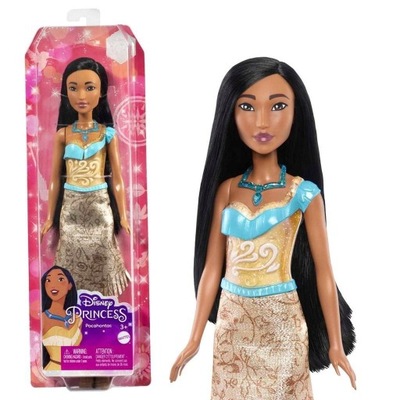 KSIĘŻNICZKA DISNEYA POCAHONTAS LALKA, MATTEL