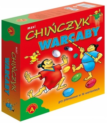 Chińczyk Warcaby 2w1 Maxi Gra Planszowa Alexander