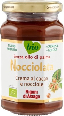 Nocciolata BIO 250gr Rigoni krem orzechowy