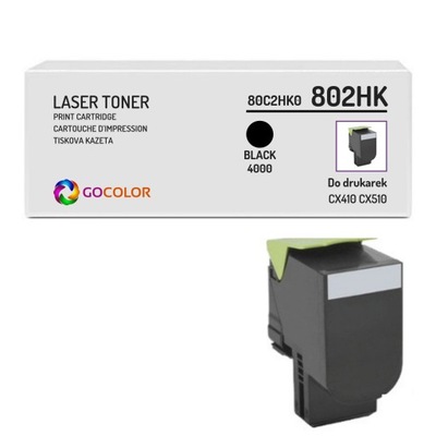 Toner do LEXMARK CX410 CX510 80C2HK0 Black