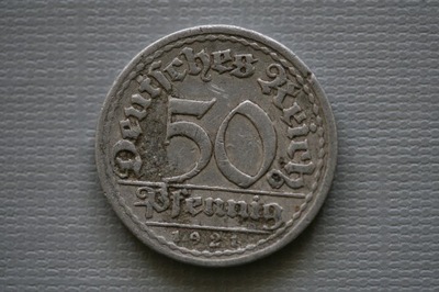 50 pfennig Deutsches Reich 1921r.