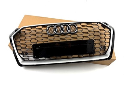 Решітка радіатора решітка радіатора audi a5 s5 rs5 8w6 2017-2019 plaster стільники фото №1