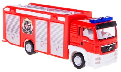 TRUCK MAN TGS CIĘŻARÓWKA STRAŻ POŻARNA 1:64 RMZ