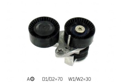 Skf натягувач ремінь клиновий wiel. bmw n54b30 skf фото №1