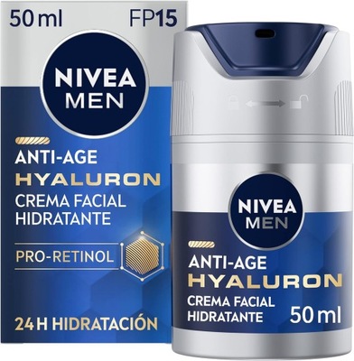 NIVEA MEN Hyaluron Anti-Aging Krem nawilżający FP15 50 ml