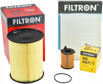 FILTRON КОМПЛЕКТ ФІЛЬТРІВ VOVLO S40 II 1.6D C30 1.6D V50 1.6D 07-13