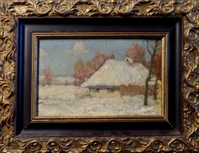 L.Worms "Pejzaż zimowy"