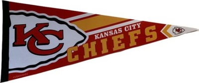 Proporczyk do futbolu amerykańskiego Kansas City Chiefs