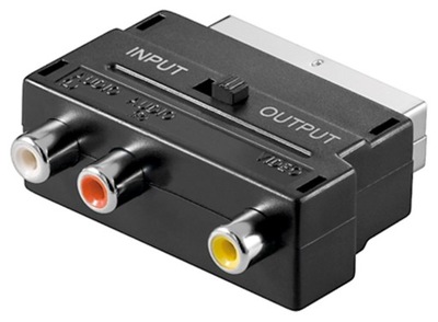 Adapter Scart do Composite Audio Video