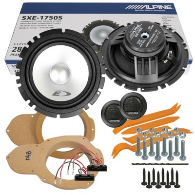 ALPINE ALTAVOCES VW PASSAT B6 3C CC B7 B8 NMS PARTE DELANTERA  