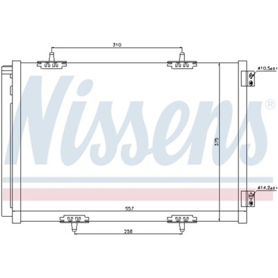 КОНДЕНСАТОР КОНДИЦІОНЕРА NISSENS 940055