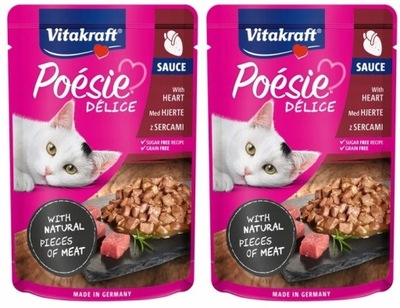 VITAKRAFT POESIE DELICE serca 2x85g