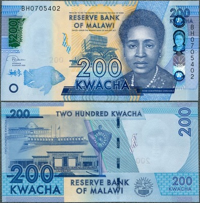 Malawi - 200 kwacha 2020 * B160d * Pnew * ryba