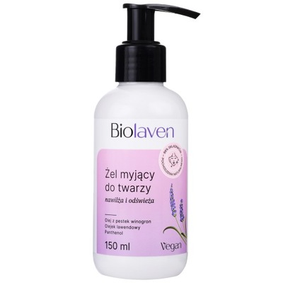 Biolaven nawilżający żel do mycia twarzy 150ml