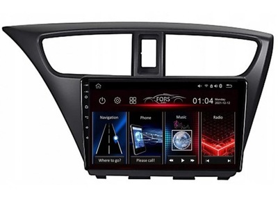Radio Android FS-Max4 Honda Civic 2012+ 4/32 CarPlay Android Auto 8-core