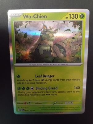 Wo-Chien HOLO Paradox Rift 2023 rok 018/182 POKEMON TCG