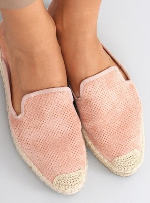 Klapki damskie espadryle CARMEN PINK 36