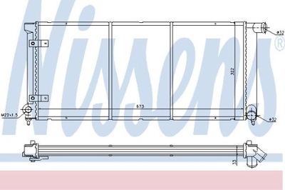 NISSENS NIS 65175 РАДІАТОР ВОДИ