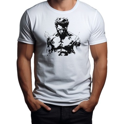 Koszulka T-shirt "Wolverine" Bawełna S
