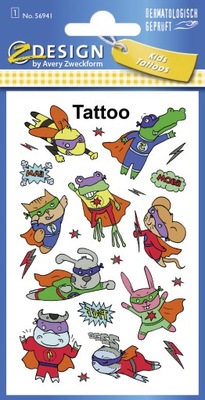 Tatuaże dla dzieci zmywalne Superbohater