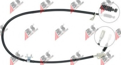 CABLE FRENOS DE MANO MAZDA 323 91-94 IZQUIERDO PARTE TRASERA  