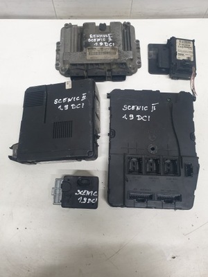 Блок керування набір стартовий renault scenic ii 1.9 dci 0281011390 фото №1