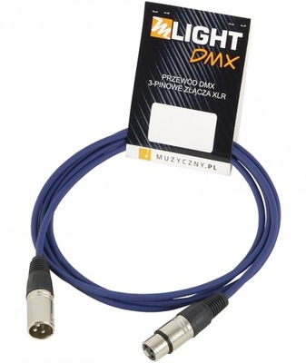 MLight DMX 1 pair 110 Ohm 2m przewód DMX 3-pin