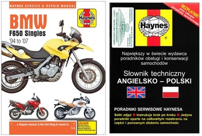 BMW F650 SINGLES (1994-2007) MANUAL REPARACIÓN HAYNES +GRATIS 24H  