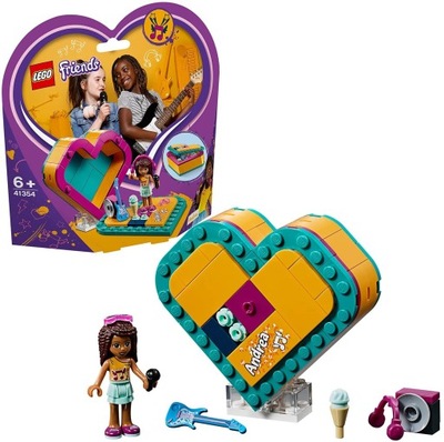 LEGO FRIENDS 41354 PUDEŁKO W KSZTAŁCIE SERCA ANDRE