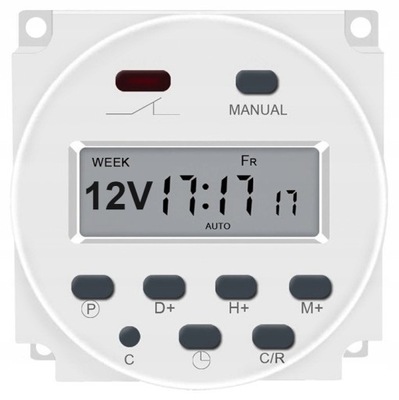 Włącznik Wyłacznik CZASOWY 12V PROGRAMATOR TIMER