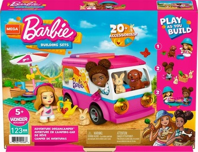 Zestaw Mattel Barbie Wymarzony kamper KLOCKI