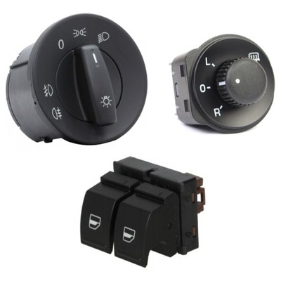 Переключатели окон света зеркал skoda octavia 2 фото №1