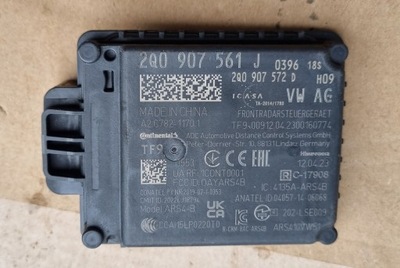 Vw seat audi skoda радар датчик 2q0907561j фото №1