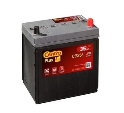 АКУМУЛЯТОР CENTRA PLUS CB356 12V 35AH 240A P+