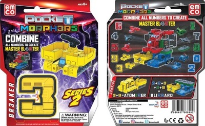 POCKET MORPHERS III FIGURKA 3 BR3AKER robot