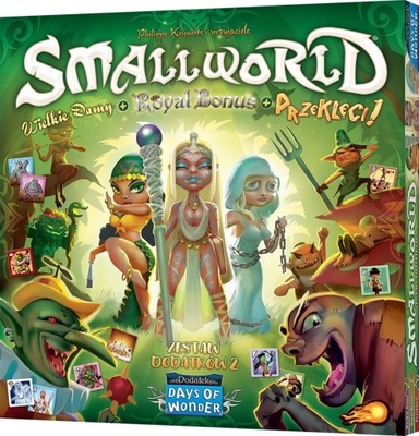 Gra Small World: Zestaw dodatków 2 - Wielkie++!