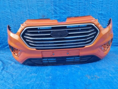 Ford transit custom рестайлинг  бампер перед решётка радиатора хром фото №1