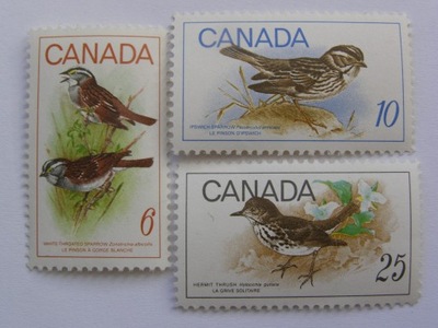 Kanada - ptaki - Mi. 438-40 **