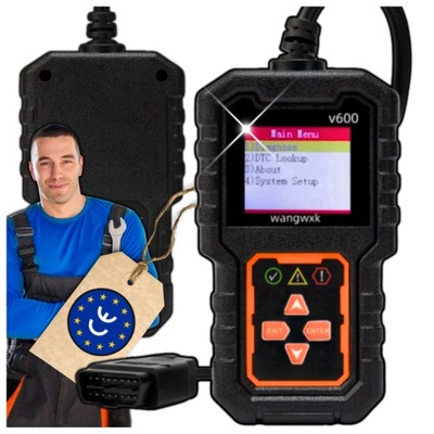 TESTER DIAGNOSTYCZNY INTERFEJS OBD2 2025 DO SAMOCHODU AUTA KASOWANIE BŁĘDÓW