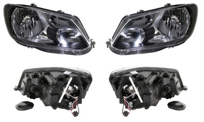 Фара лампа vw touran 1t3 caddy 3 10- l+p tyc фото №1