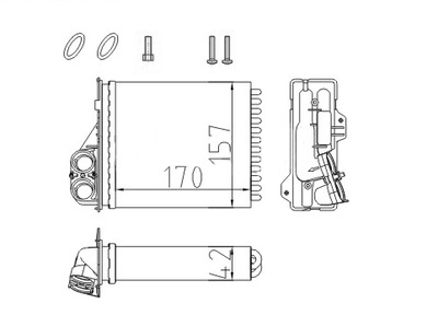 Hart отопитель dacia duster , logan , mcv фото №1