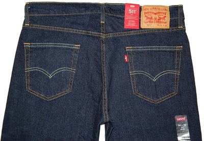 LEVIS 511 34/32 W34 L32 SLIM jeans 0001 pas 90 cm
