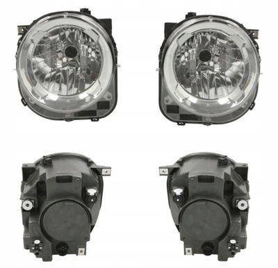 Фара лампа jeep renegade 14- l+p tyc фото №1