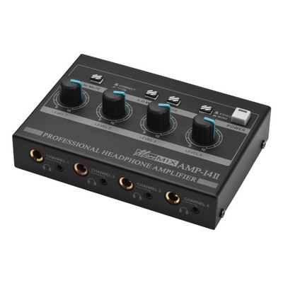 AMP-14 4-Channel Headphone Amplifier Compact