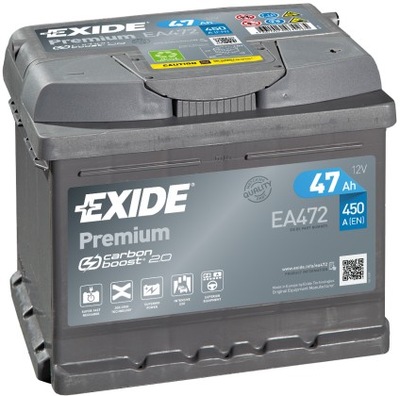 АККУМУЛЯТОР EXIDE PREMIUM P+ 47AH/450A