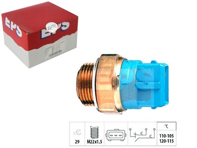 Вимикач вентилятора радіатора opel eps фото №1