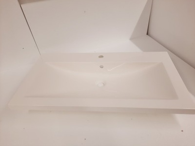 Umywalka prostokątna ELLA 90x47 cm biała