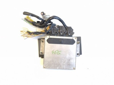 Блок керування бортовий комп'ютер двигуна ecu peugeot 406 9637826080 фото №1