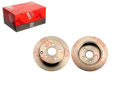 DISCOS DE FRENADO 2 PIEZAS TOYOTA PARTE TRASERA AVENSIS 2,2D TRW  