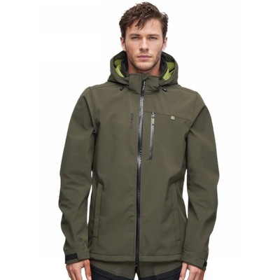 Kurtka Męska Softshell Alpinus Roignais Oliwkowa XXL